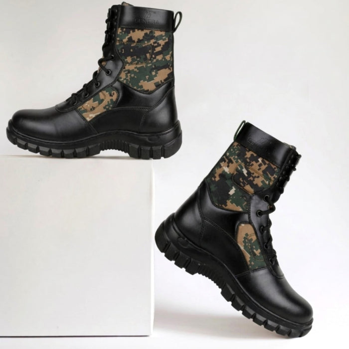 Digital Print High Ankle Boots