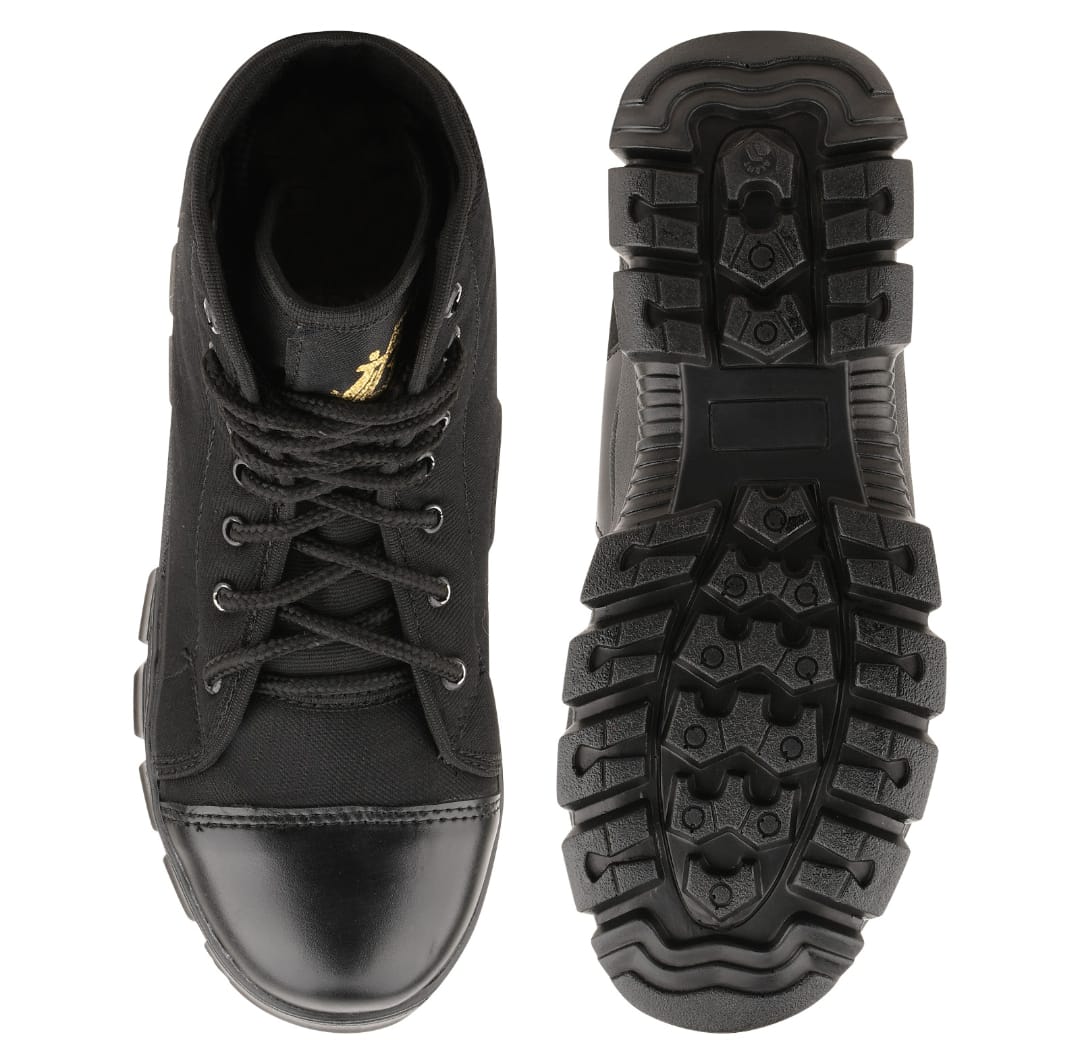 INDIAN WARRIOR BLACK PANTHER TOE JUNGLE BOOT